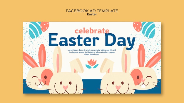 Diseño de plantilla de Pascua