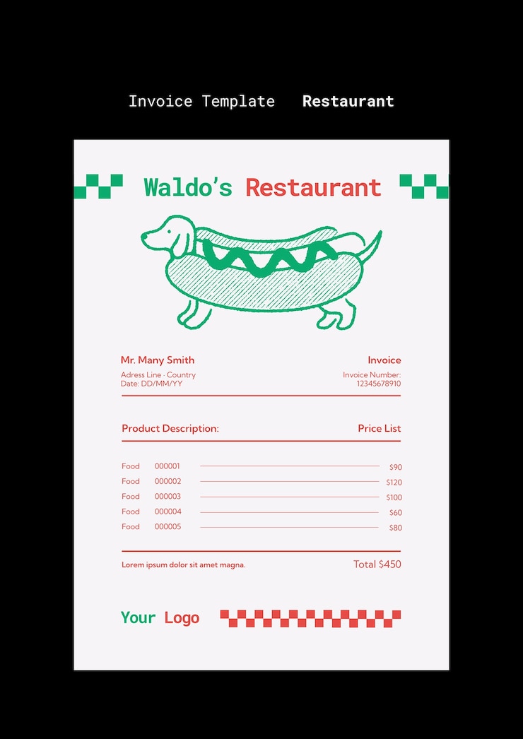 PSD gratuito diseño de plantilla de restaurante