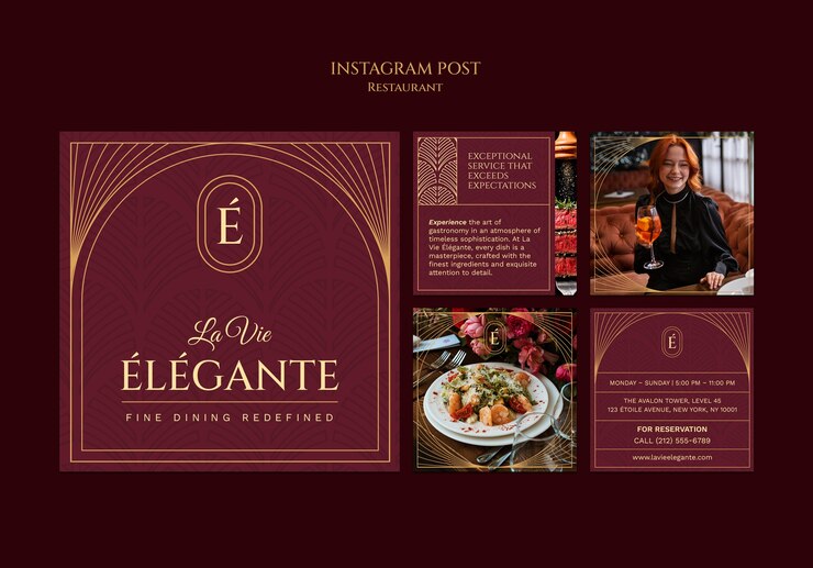 PSD gratuito diseño de plantilla de restaurante