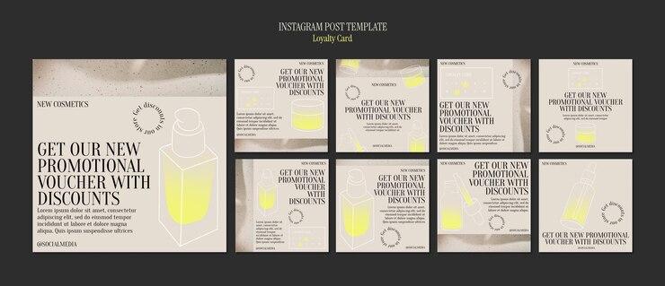 PSD gratuito diseño de la plantilla de la tarjeta de lealtad