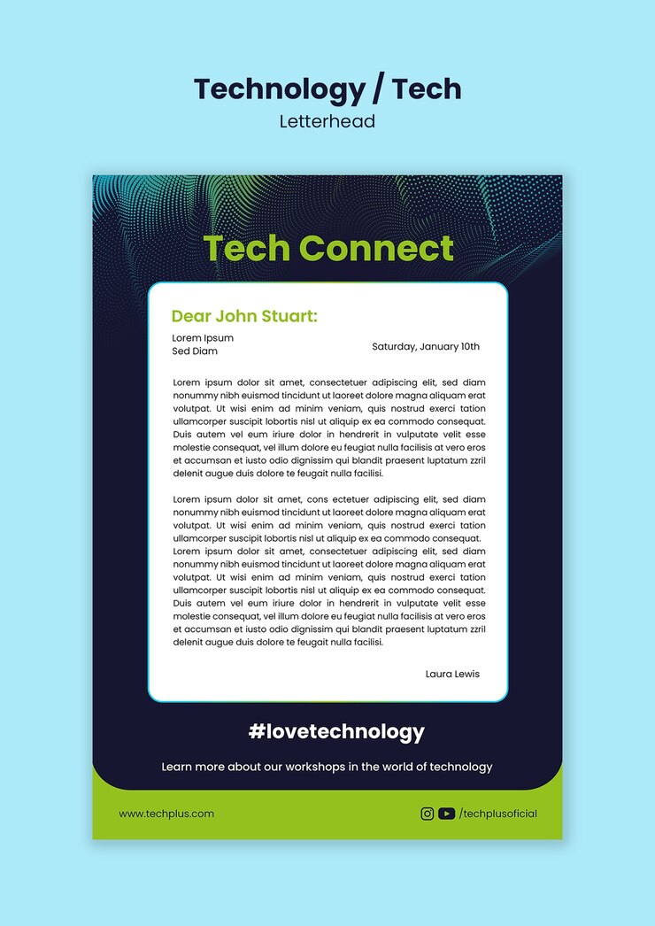 PSD gratuito diseño de plantilla de tecnología de gradiente