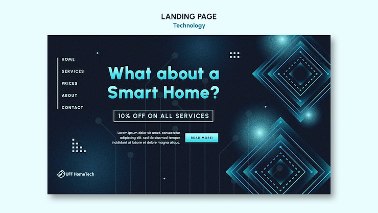 PSD gratuito diseño de plantilla de tecnología