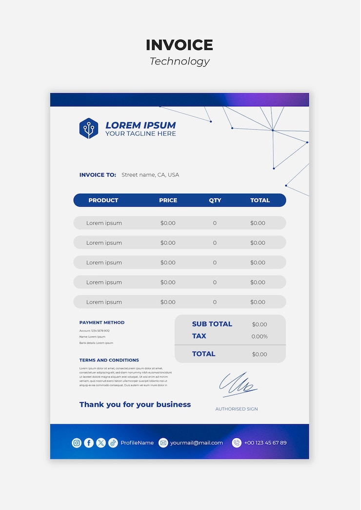 PSD gratuito diseño de plantilla de tecnología