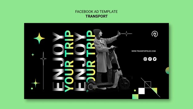 Diseño de plantilla de transporte.