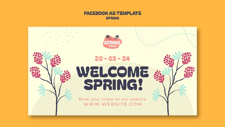 PSD gratuito diseño de plantilla de venta de primavera