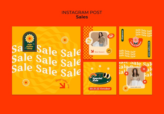 Diseño de plantilla de ventas