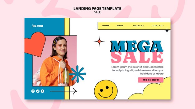 Diseño de plantilla de ventas