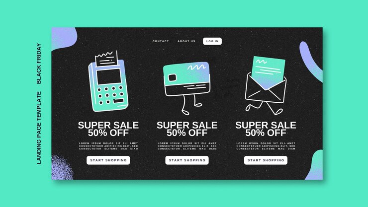 PSD gratuito diseño de plantilla de viernes negro