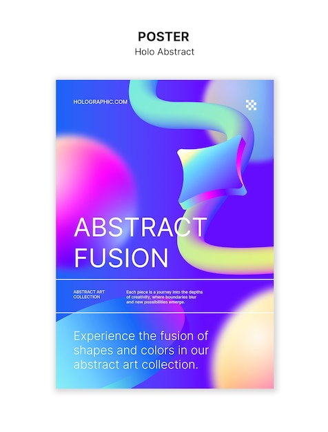 Diseño de plantillas abstractas de Holo