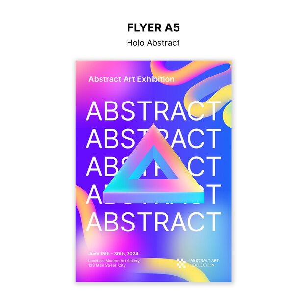 Diseño de plantillas abstractas de Holo