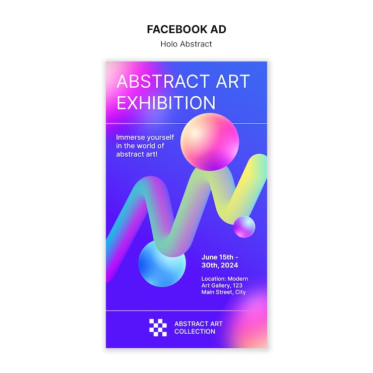 PSD gratuito diseño de plantillas abstractas de holo
