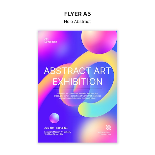 Diseño de plantillas abstractas de Holo