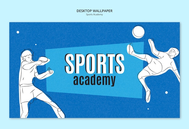 Diseño de plantillas de academias deportivas