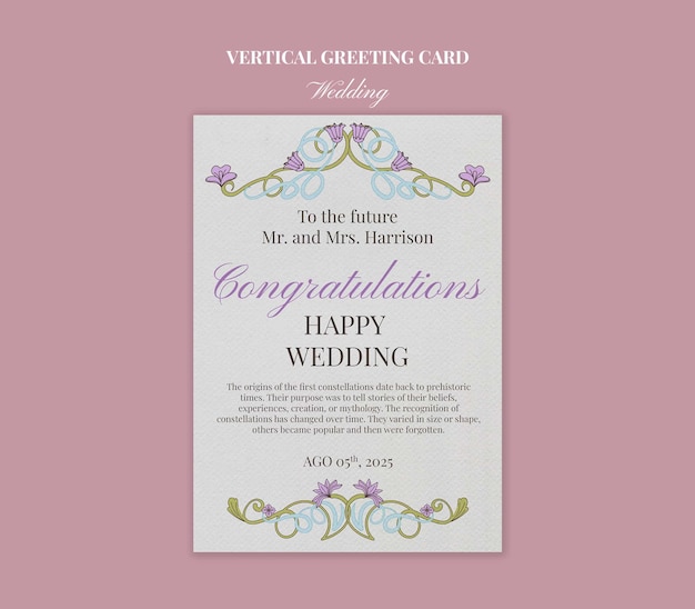 Diseño de plantillas de agradecimiento para bodas