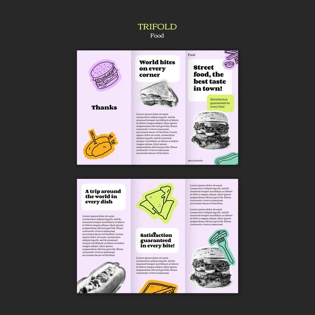 Diseño de plantillas de alimentos