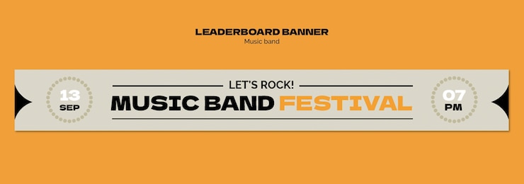 PSD gratuito diseño de plantillas de bandas musicales