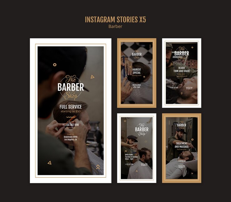 Diseño de plantillas de barbero