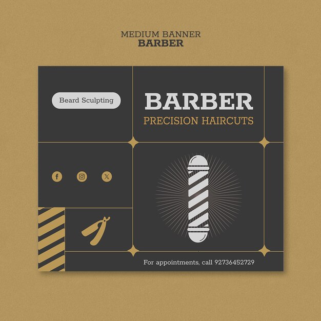Diseño de plantillas de barbero