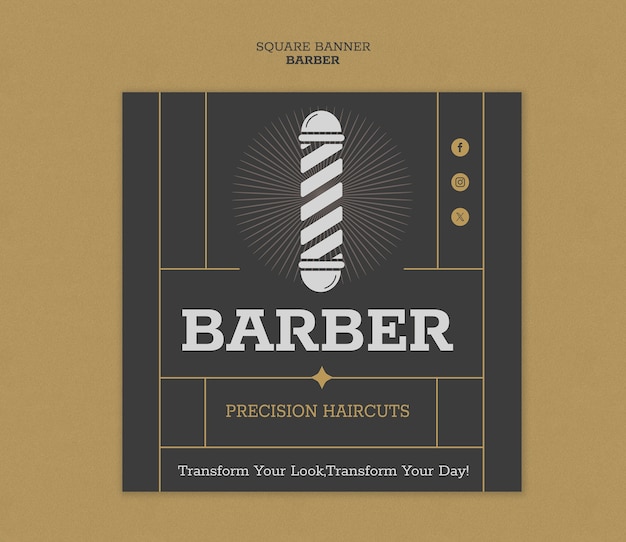 Diseño de plantillas de barbero