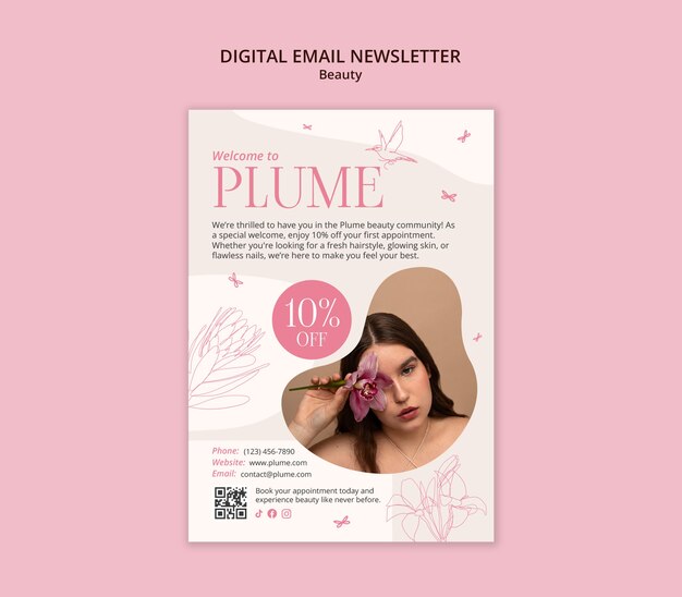 Diseño de plantillas de belleza