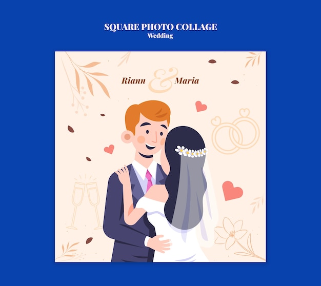 Diseño de plantillas para bodas