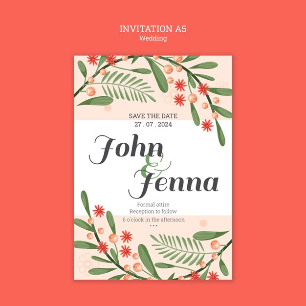 Diseño de plantillas para bodas
