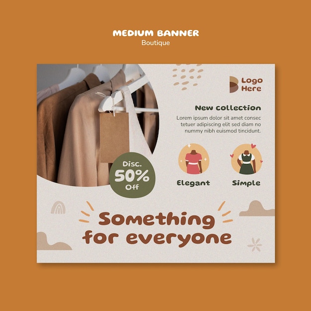 Diseño de plantillas de boutique
