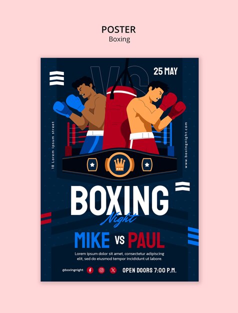 Diseño de plantillas de boxeo