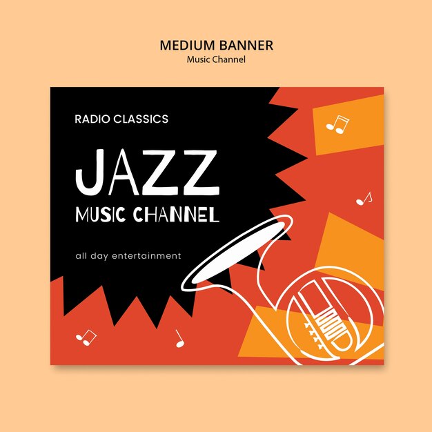 Diseño de plantillas de canales de música