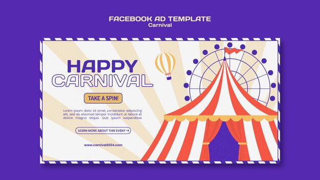 Diseño de plantillas de carnaval
