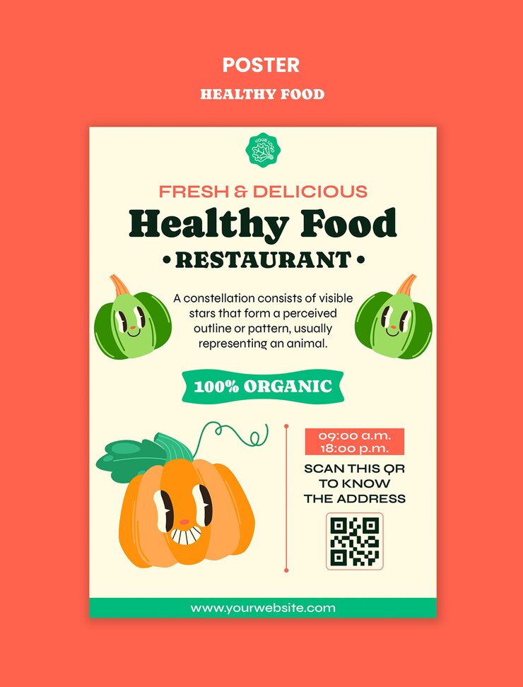 PSD gratuito diseño de plantillas de carteles de alimentos