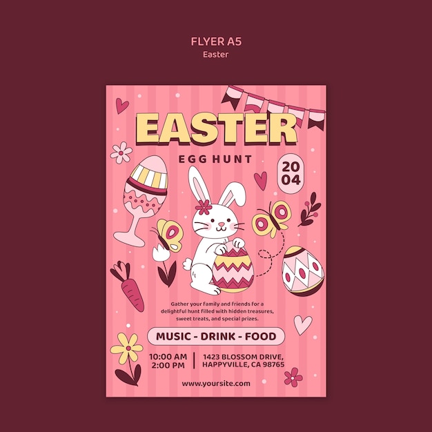 Diseño de plantillas para carteles de Pascua