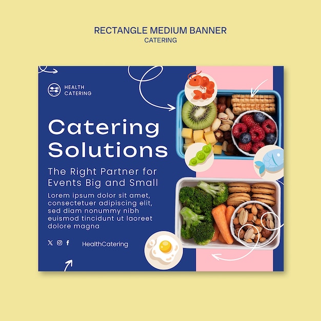 Diseño de plantillas de catering