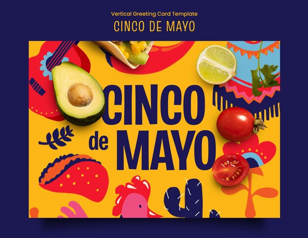 Diseño de plantillas de Cinco de Mayo