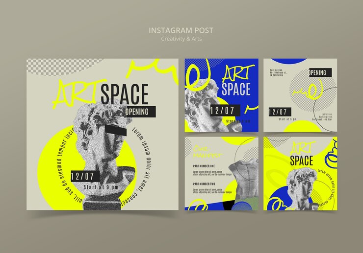 Diseño de plantillas de creatividad y artes