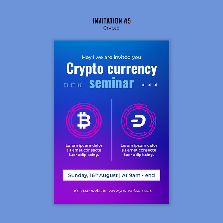 PSD gratuito diseño de plantillas criptográficas