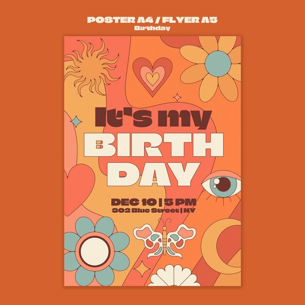 Diseño de plantillas de cumpleaños