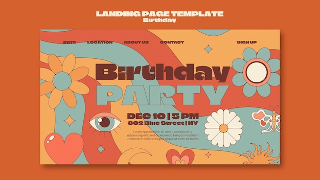 Diseño de plantillas de cumpleaños