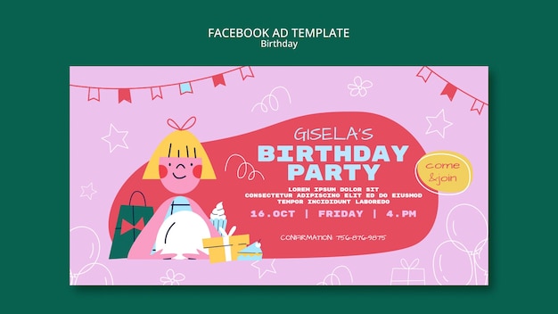Diseño de plantillas de cumpleaños