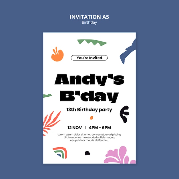 Diseño de plantillas de cumpleaños