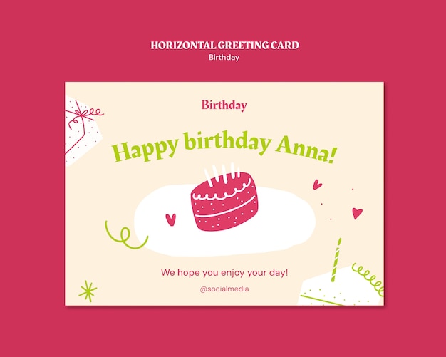 Diseño de plantillas de cumpleaños