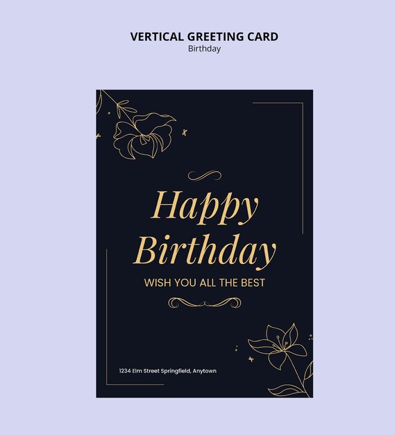 Diseño de plantillas de cumpleaños