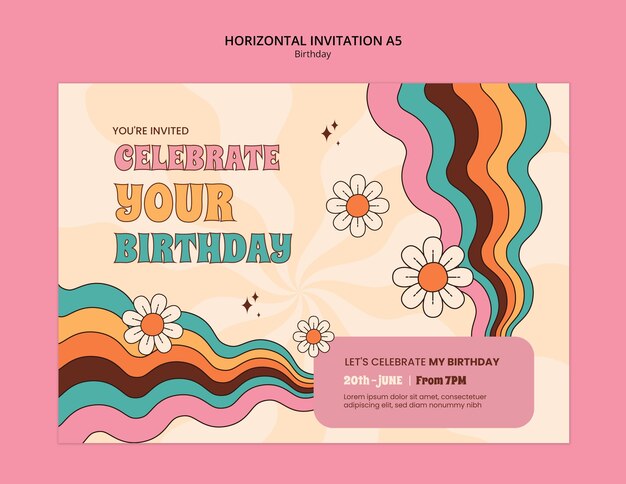 Diseño de plantillas de cumpleaños