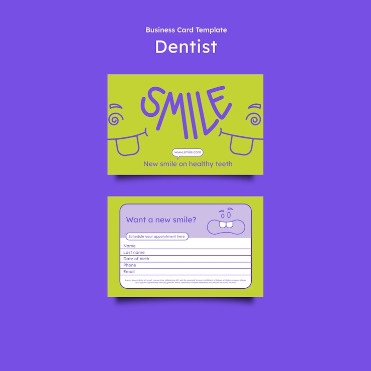 PSD gratuito diseño de plantillas para dentistas