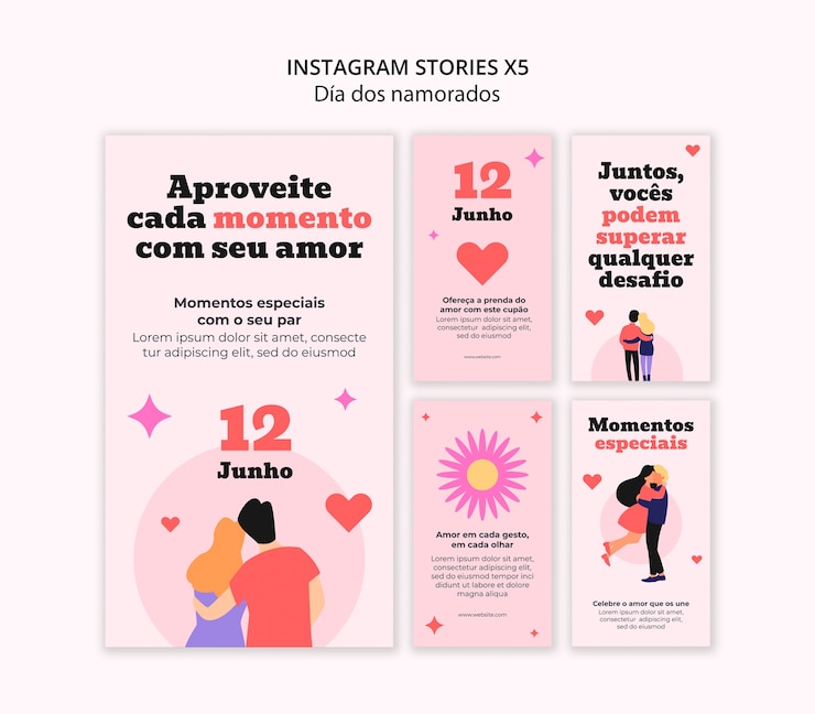 PSD gratuito diseño de plantillas de dia dos namorados