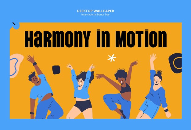 Diseño de plantillas para el Día Internacional de la Danza