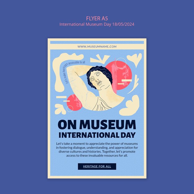 Diseño de plantillas para el Día Internacional de los Museos