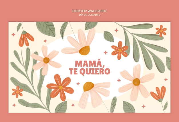 PSD gratuito diseño de plantillas de dia de la madre