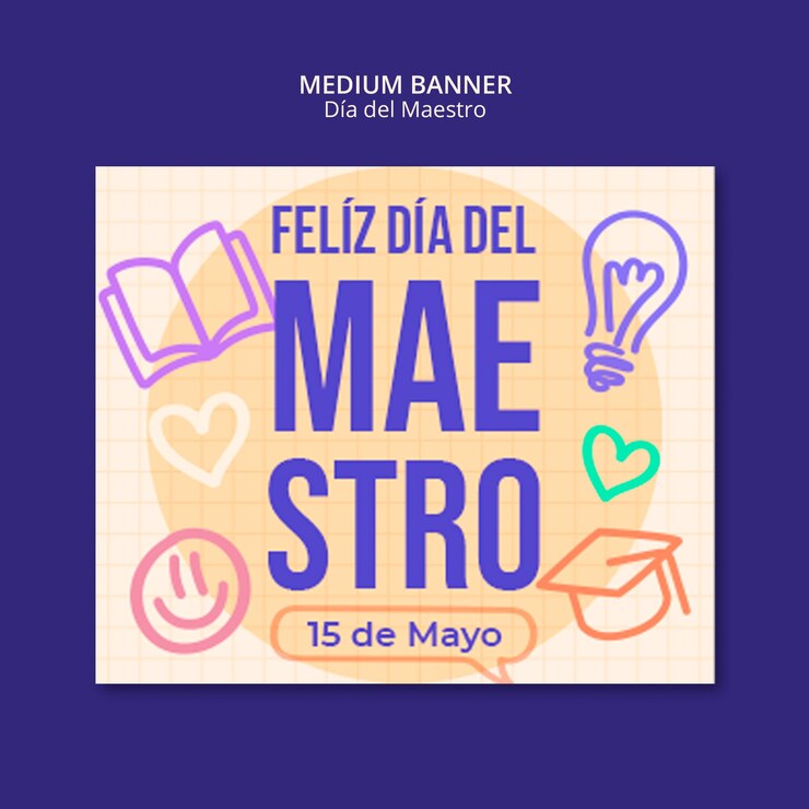 PSD gratuito diseño de plantillas de dia del maestro