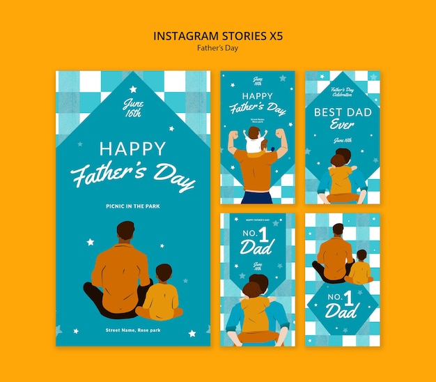 Diseño de plantillas para el día del padre